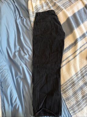 RVCA Black Jeans with Red Stitching